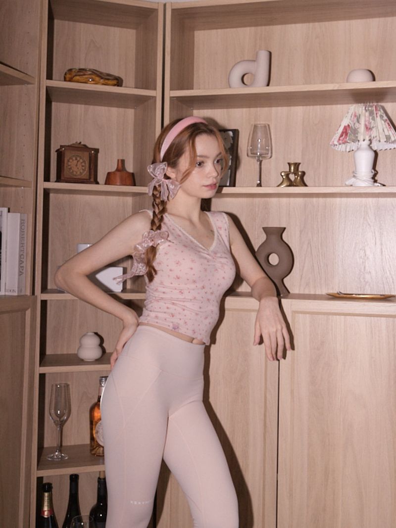 DAISY SLEEVELESS TOP - PINK