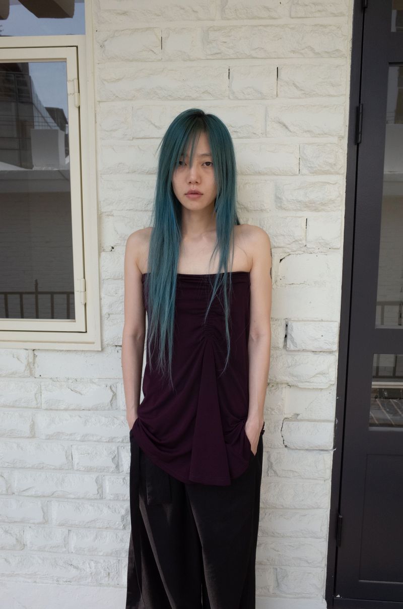 [KYOBAI] shirring skirt
