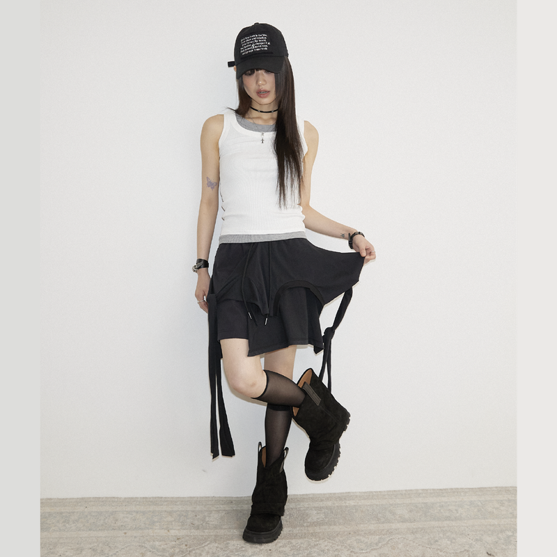  LAYERED TEE SKIRT