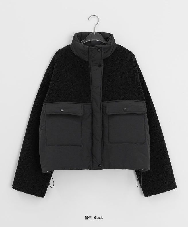 Canyl High-Neck Wool Padded Jumper