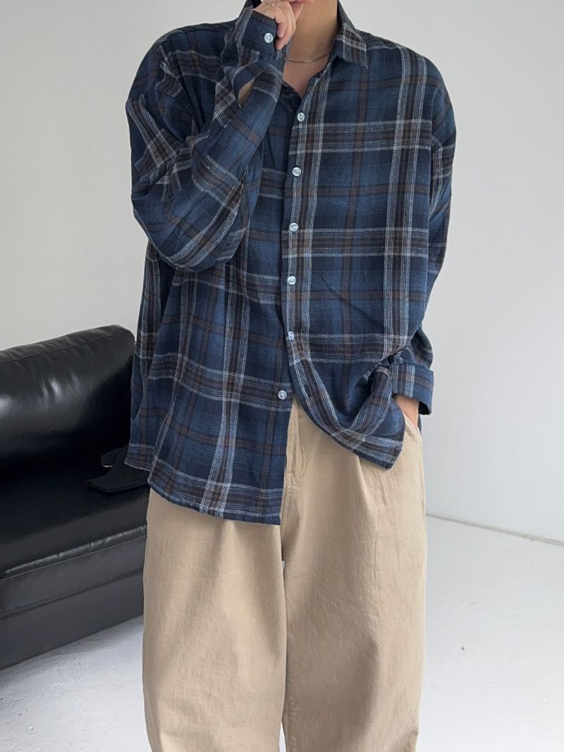 [MADE] Urban Mood Wool Over Check Shirt (6C)