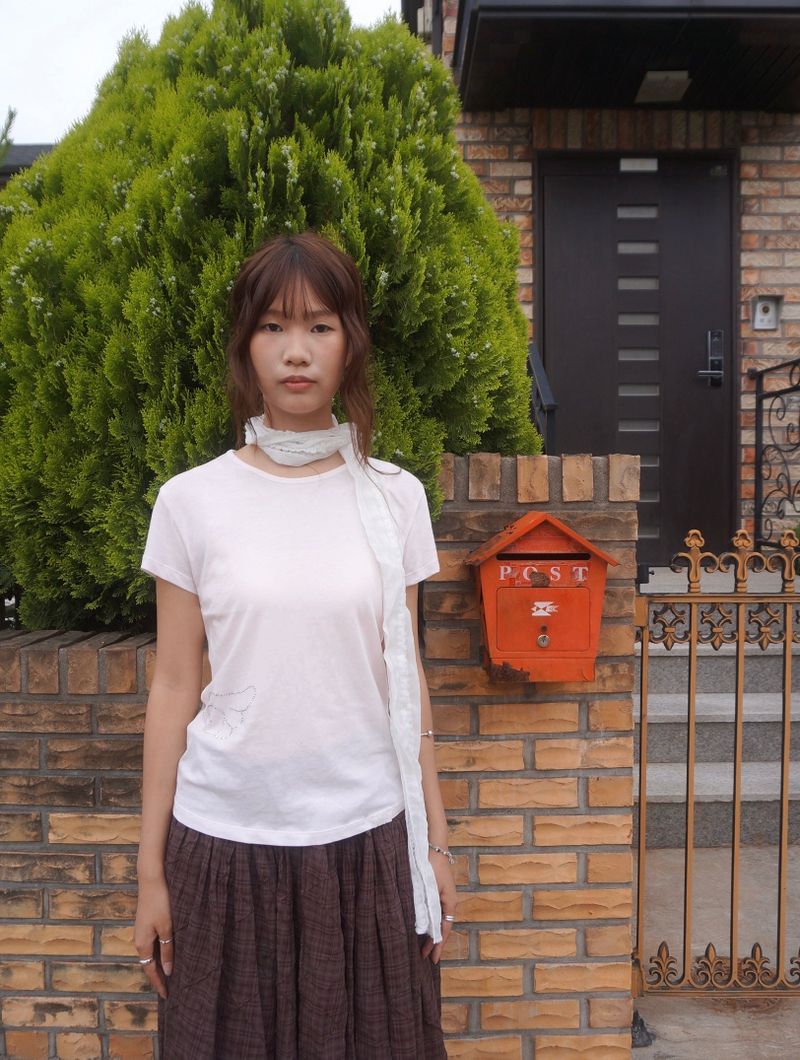 Angel Wing Tee -Pale pink