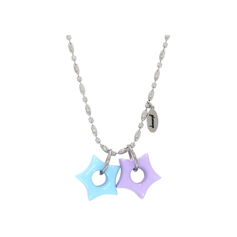 gleameep（グリームイープ）の「gleaming ツインリトルスターネックレス [sky lavender]（アクセサリー）」