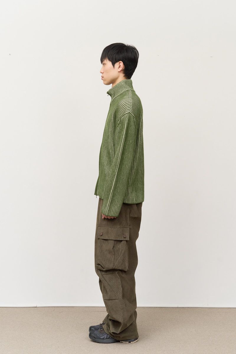 Meen Knitted Zip Up