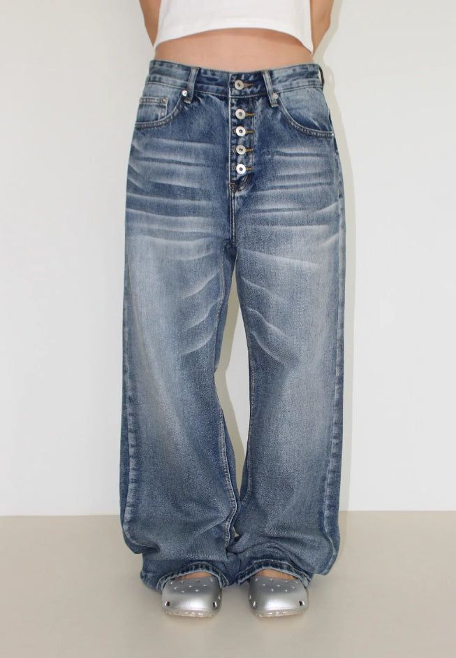 AAKE(アケ)の「5-BUTTON WASHED DENIM(Pants)」