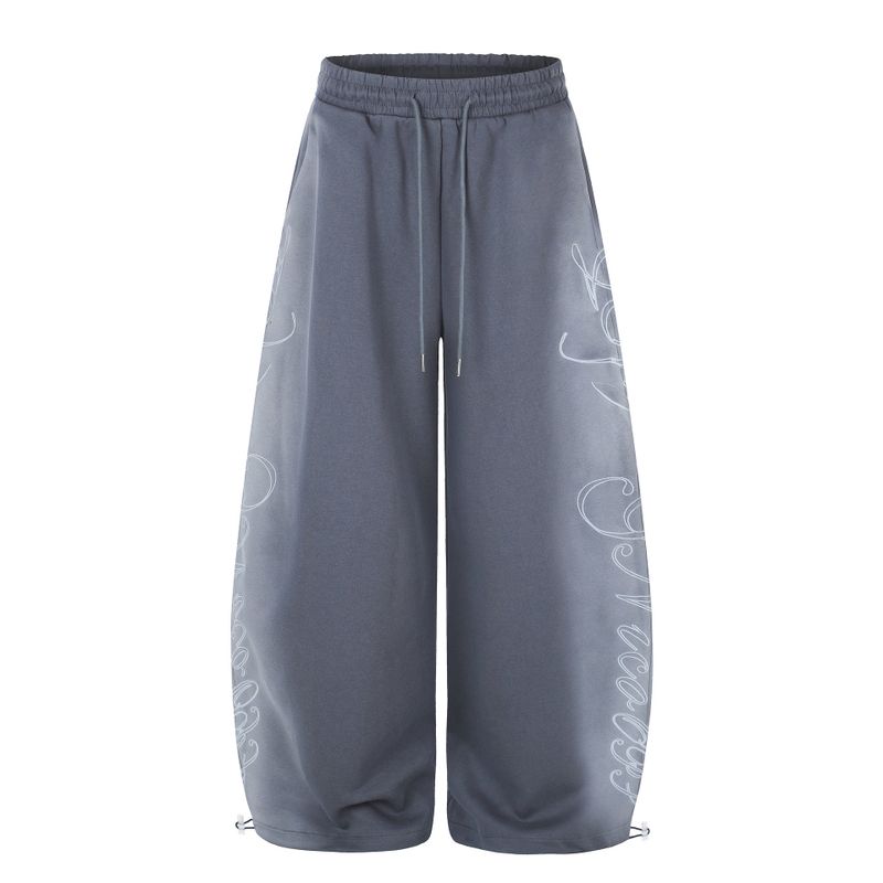 Zelene Graphic Wide Sweatpants