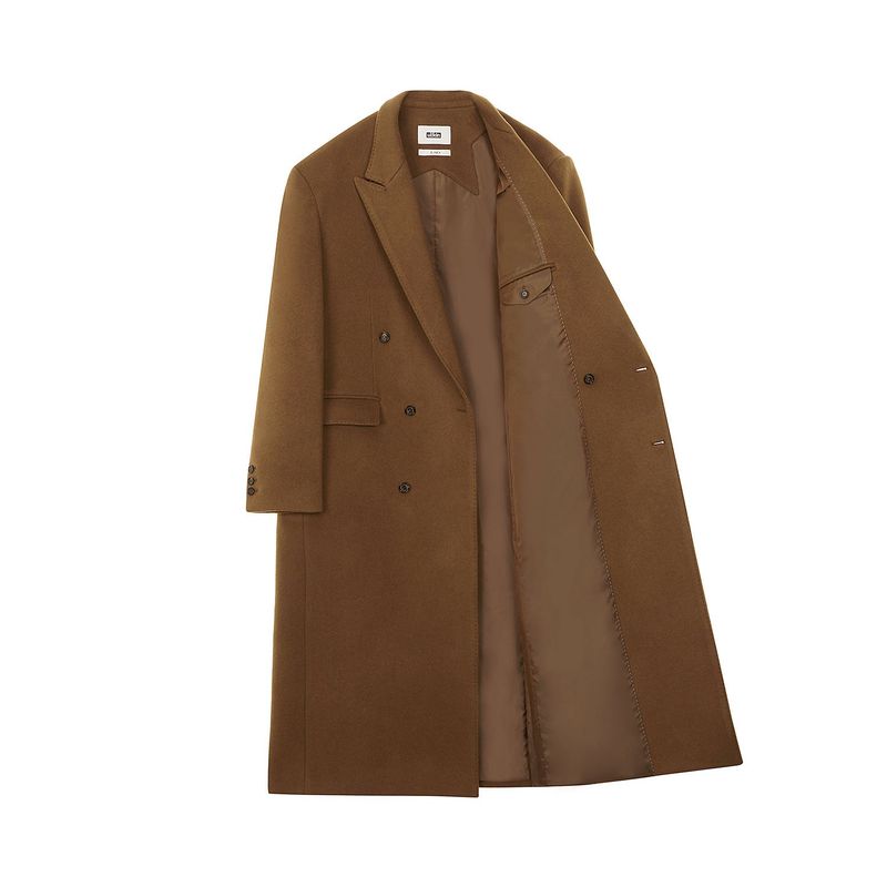 [23FW LSD COLLECTION] Cashmere Classic Double-breasted Coat_Camel