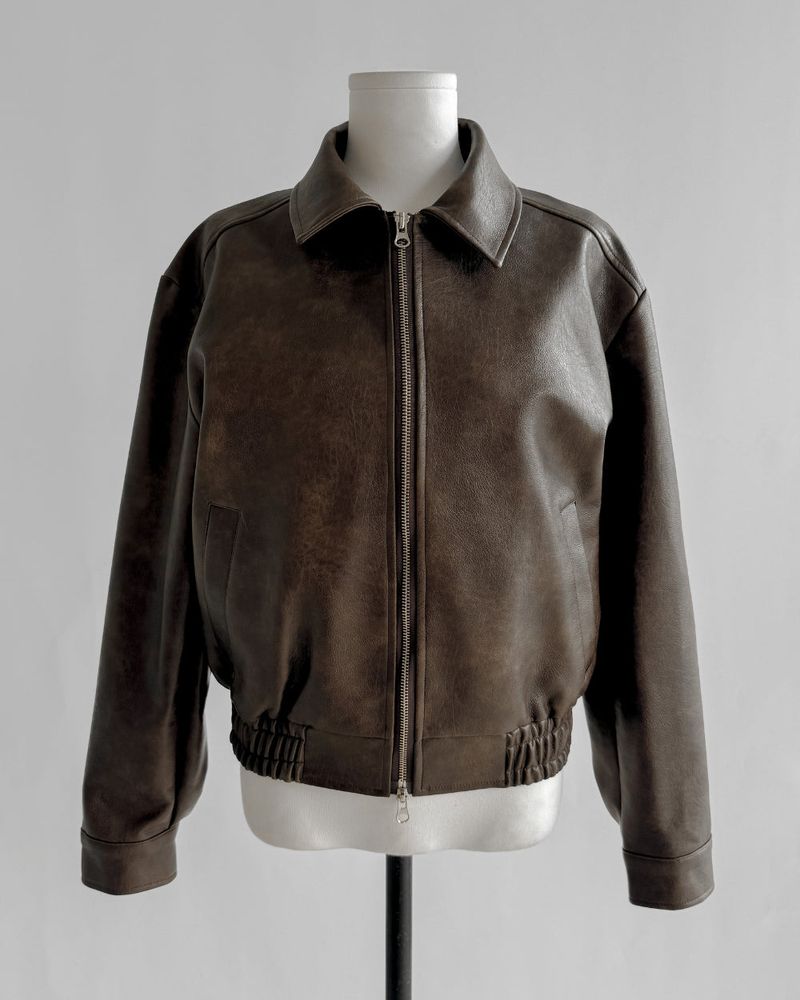 dump crack leather JK