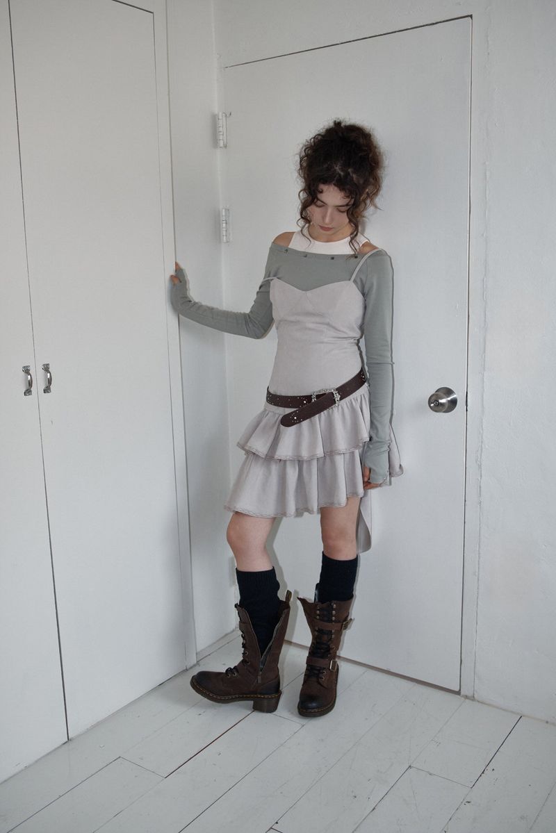 FADE SHIRRING OPS - BEIGE