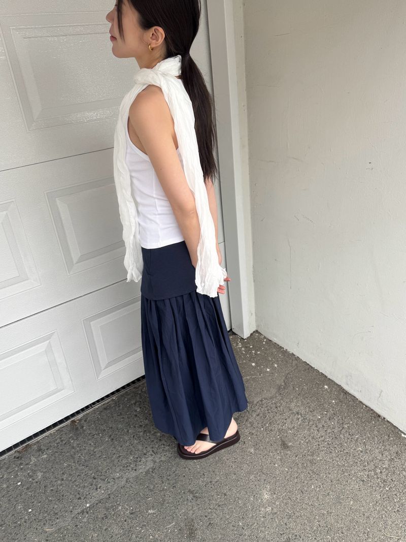 Soft Whipping Scarf - White