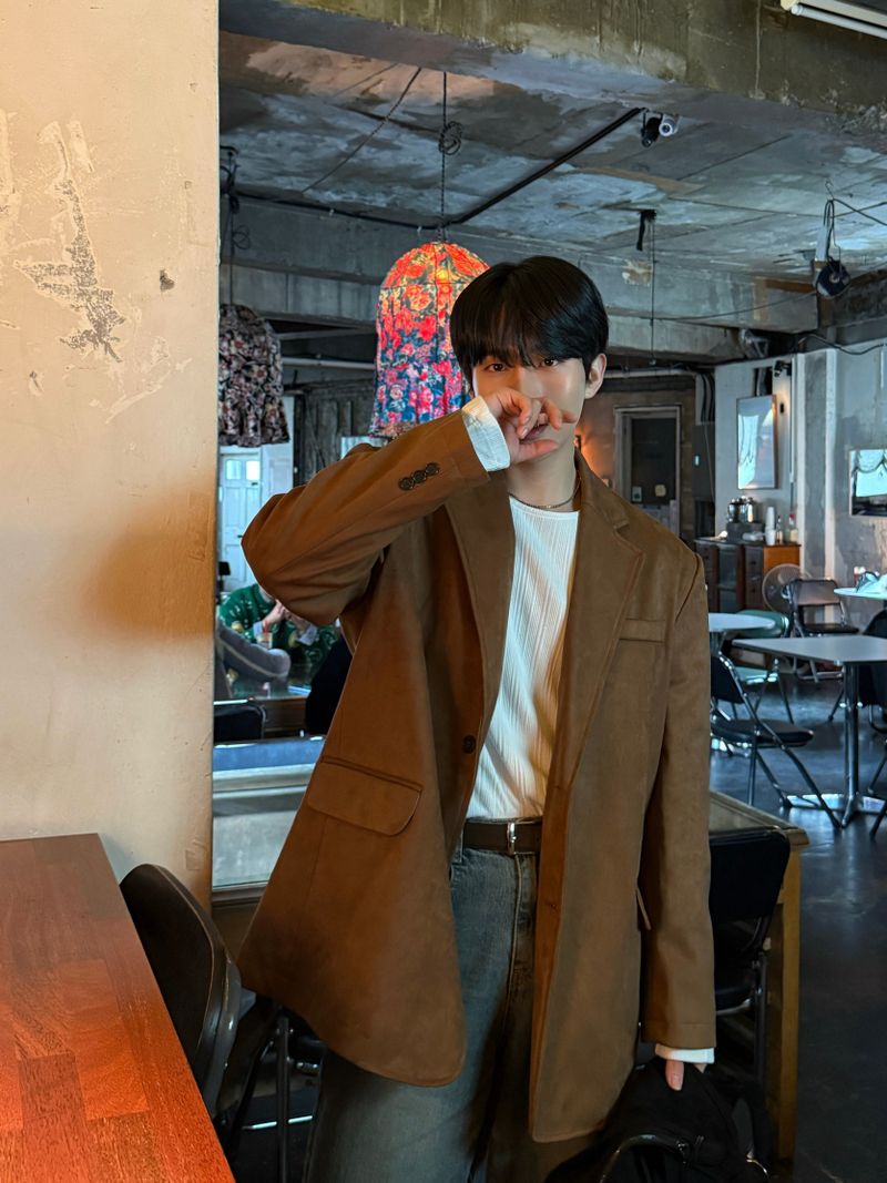 Brunch suede blazer jacket