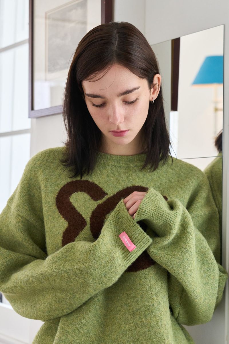 MP SYMBOL KNIT GREEN