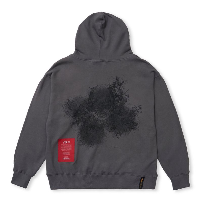 SEOUL MAP HOODIE GRAY