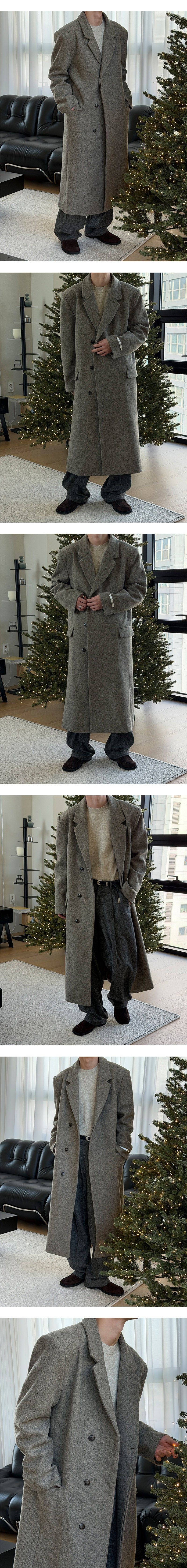 [HANDMADE] Hidden max wool coat(3color)