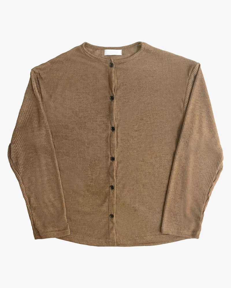 Erin Summer Linen Ribbed Cardigan