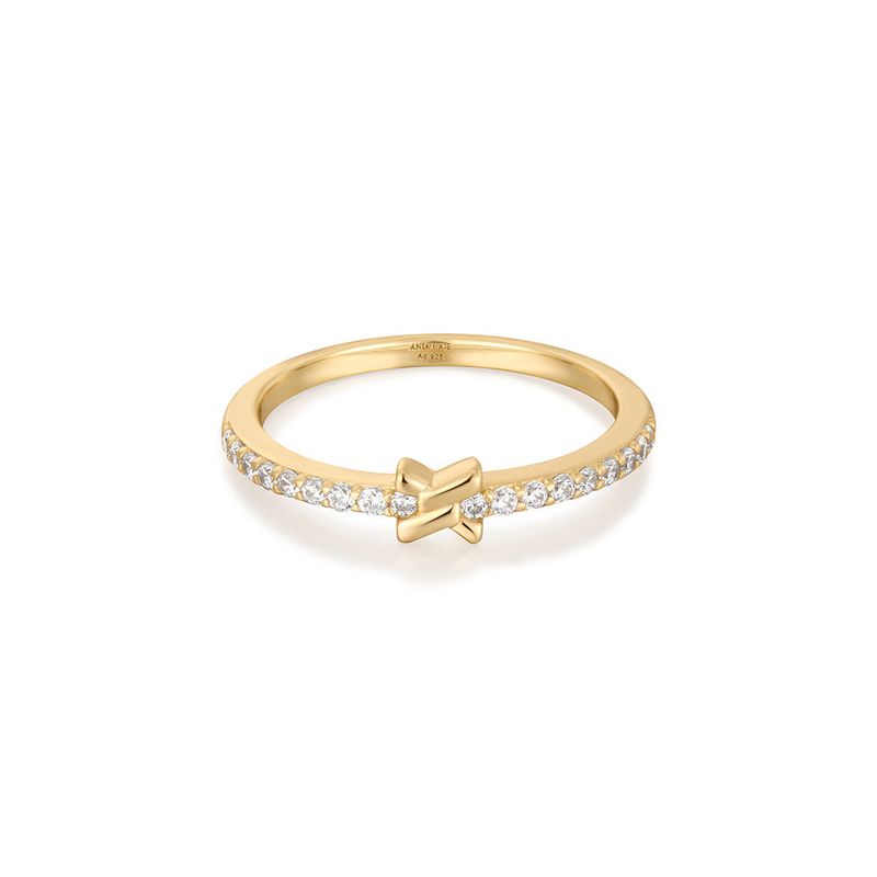 ANIA HAIE（アニア ハイエ）の「クロス キュービックジルコニア 925 シルバー リング R061-01G（アクセサリー）」