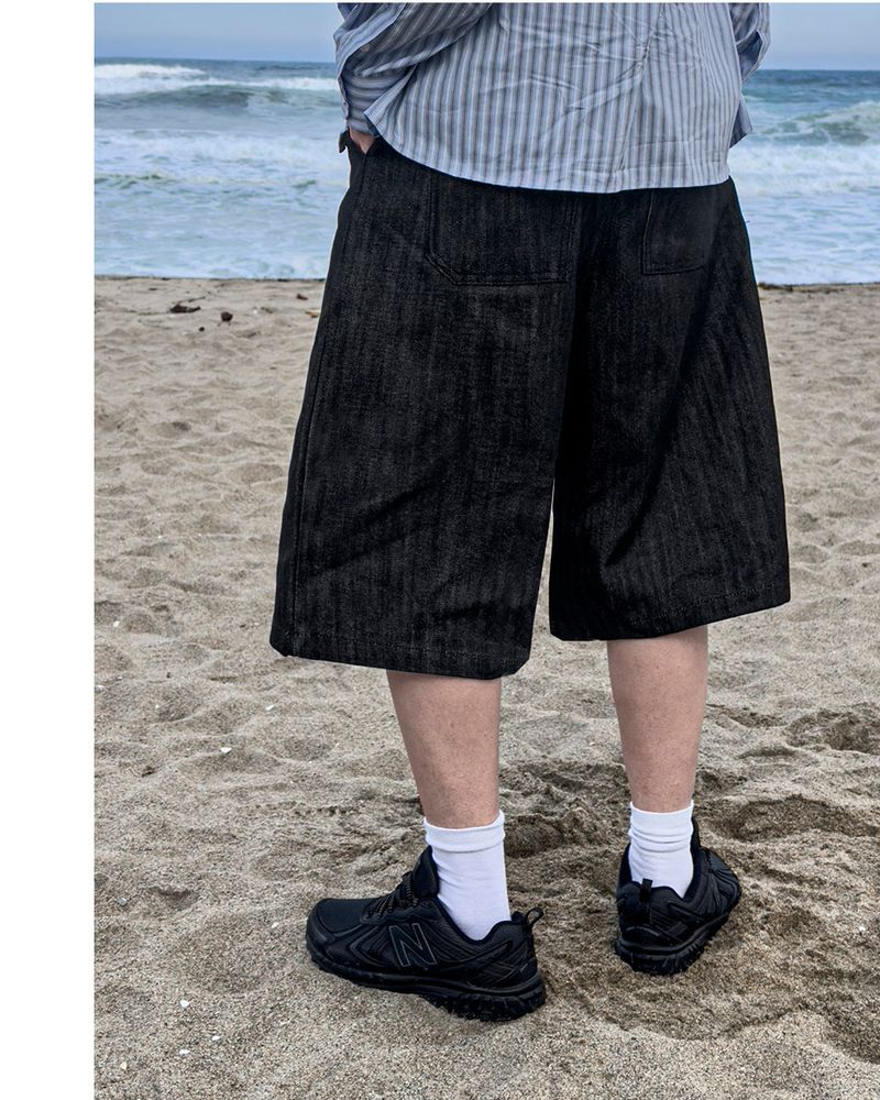 Rush Bermuda Raw Denim Pants