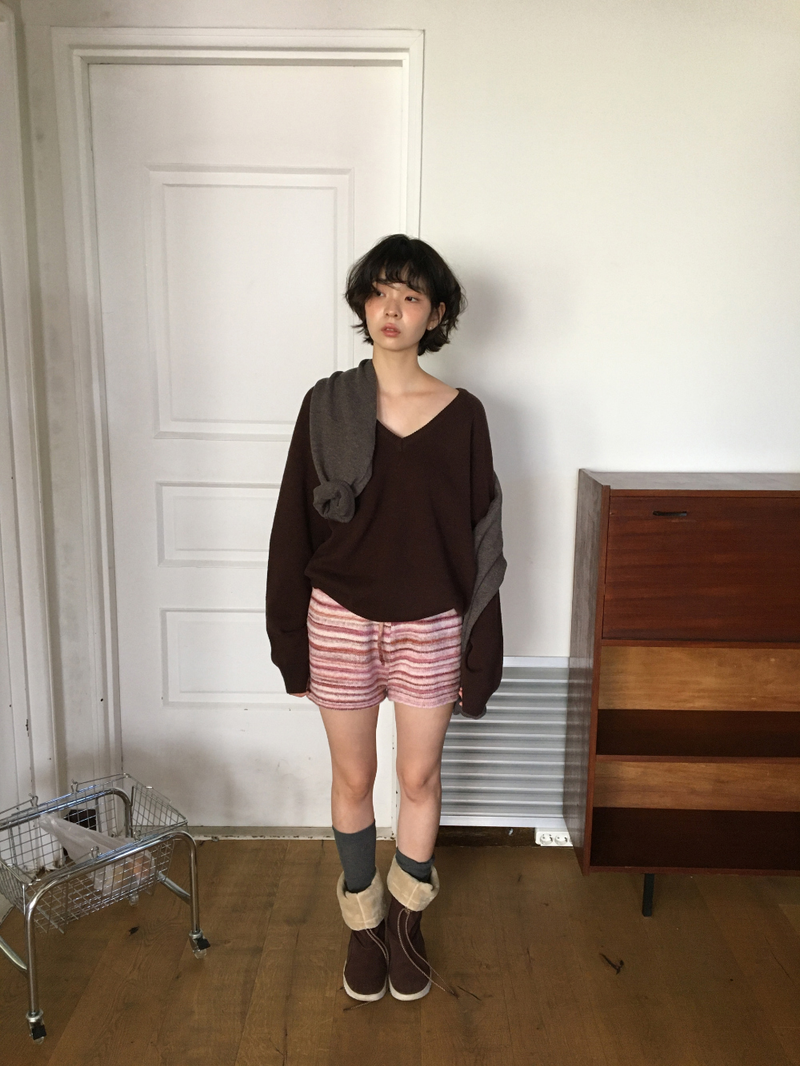 Encore Wool V-neck Knit (5color)
