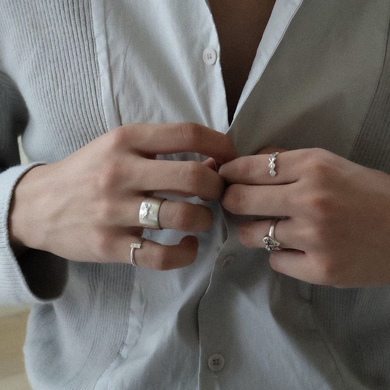 [MADE] ARGYLE OPEN RING (THIN)