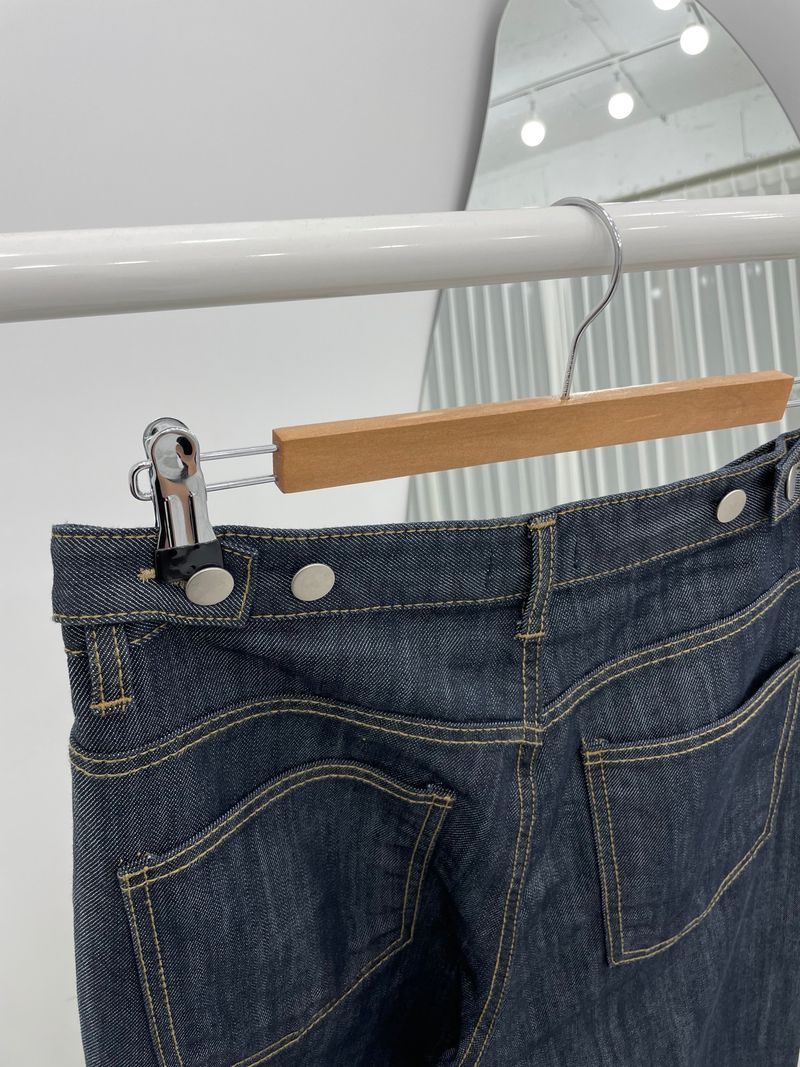 (PREMIUM)STEP BIJO DENIM PANTS(ONE COLOR)