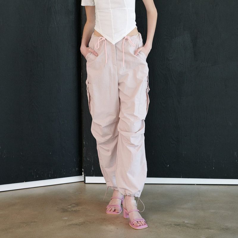 SUMMER CARGO PANTS, PINK