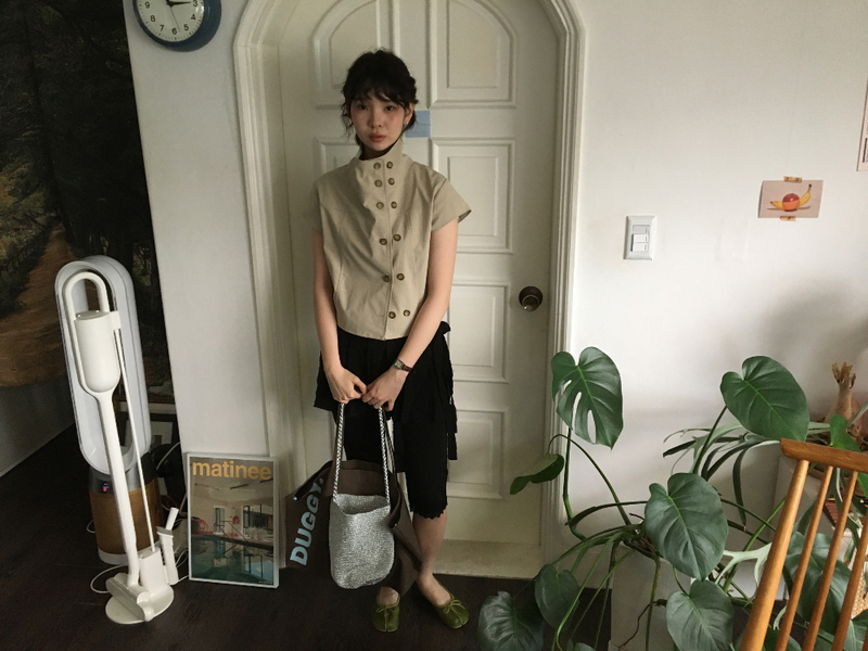 Metal Glow Shoulder Bag (2color) 