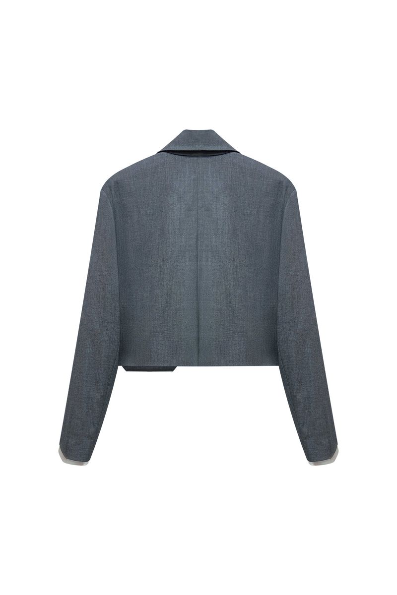 MILD CROP BLAZER / CHARCOAL