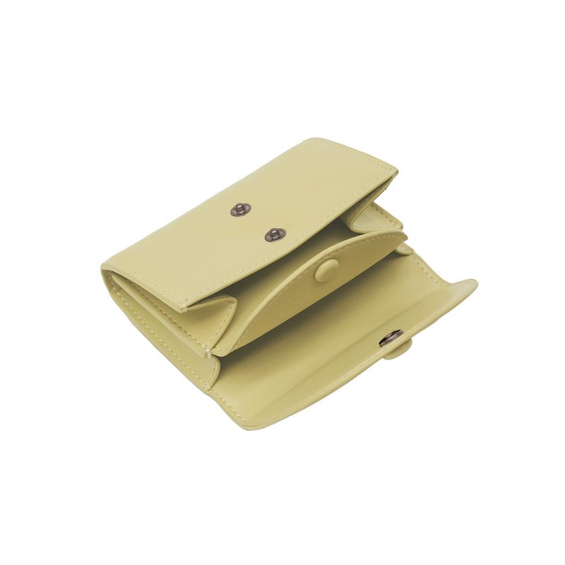 DOT TWO POCKET Coin & Card Wallets pale lemon
