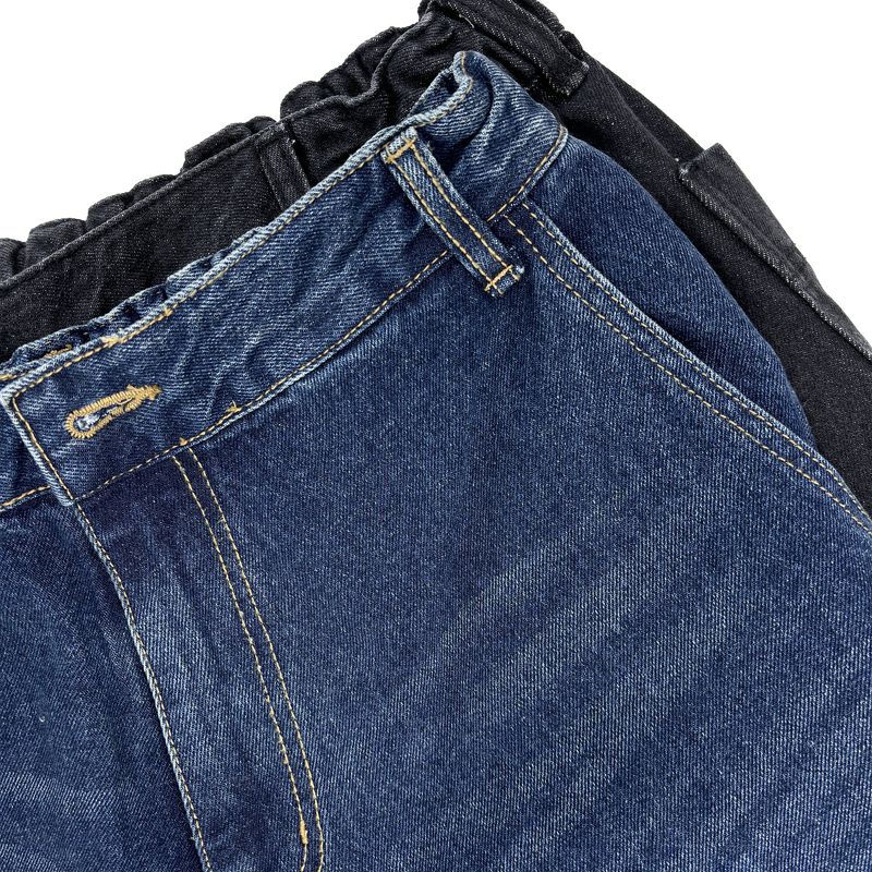 wacks balloon denim pants