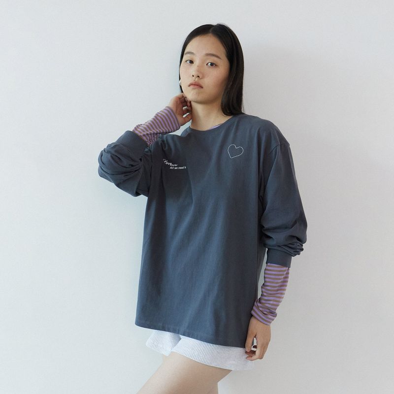 Love more t-shirt_gray