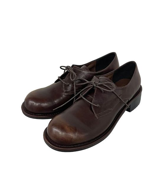 ULAN(ユレン)の「School Round Lace-up Loafers(Shoes)」