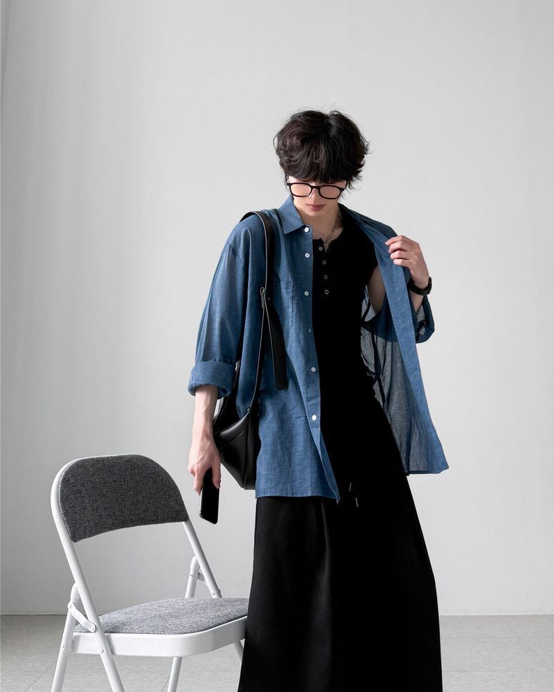 Cairo Linen Loose Shirt