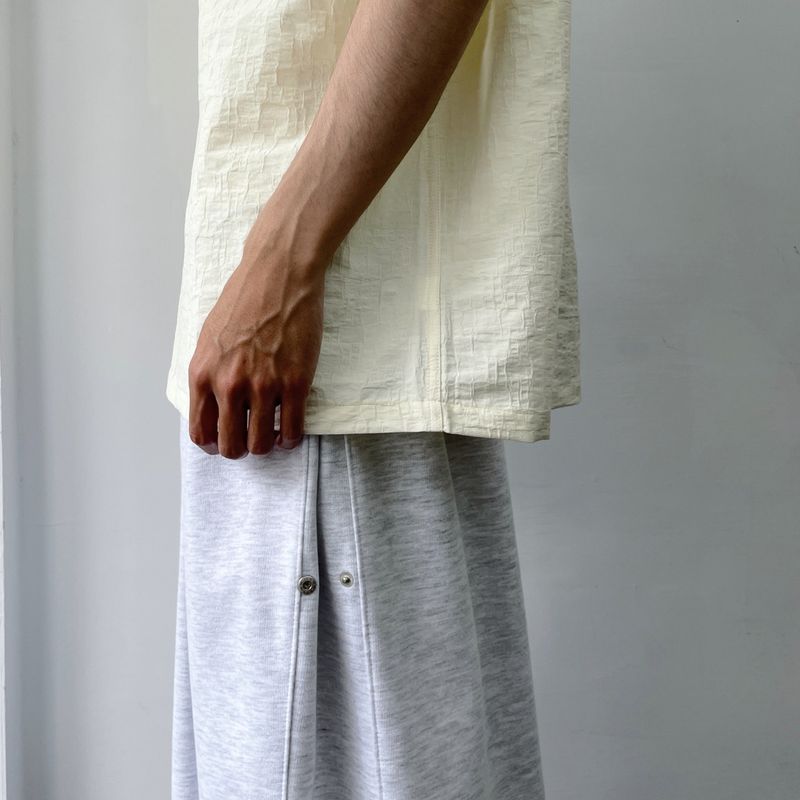 Boxy Embossed Layering Shirt