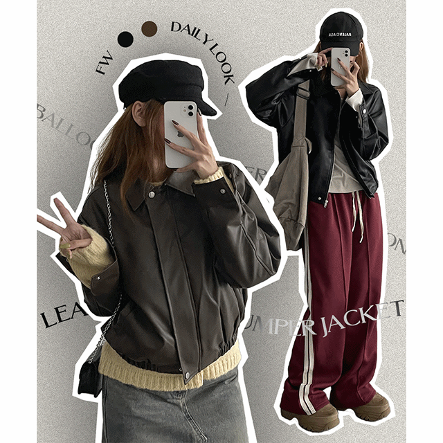 hijjoo（ハイチュー）の「Tende collar leather jacket（Jackets/Outerwear）」