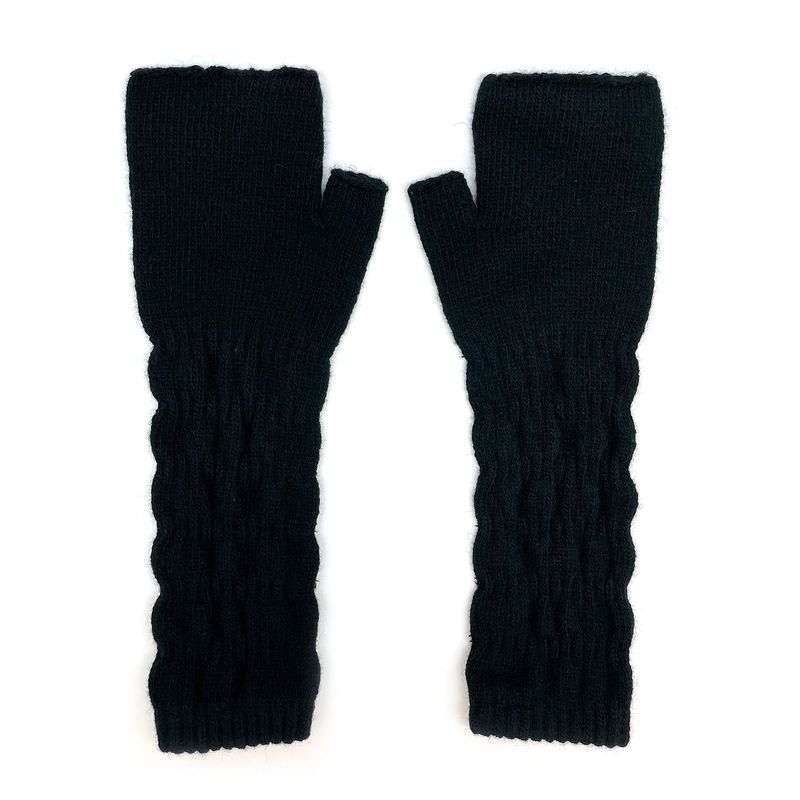 Ribbon Wool Hand Warmer [Black]