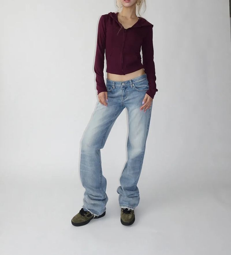 90s Lowrise Wide Jeans