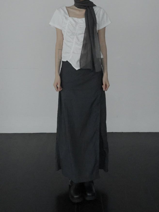 E-Sen Layered Wrap Skirt