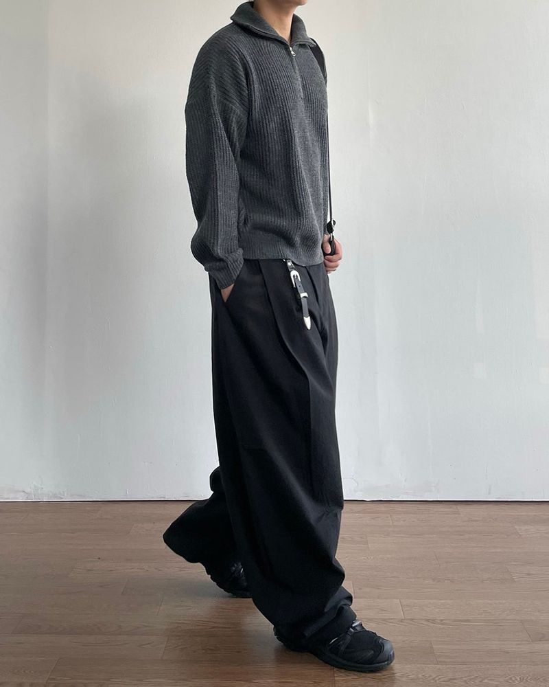 Tony Curved Cotton Pants