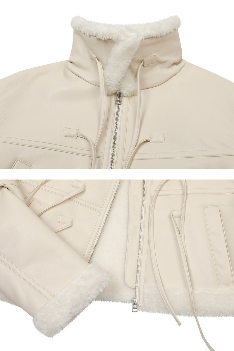 LUCY MUSTANG JACKET cream