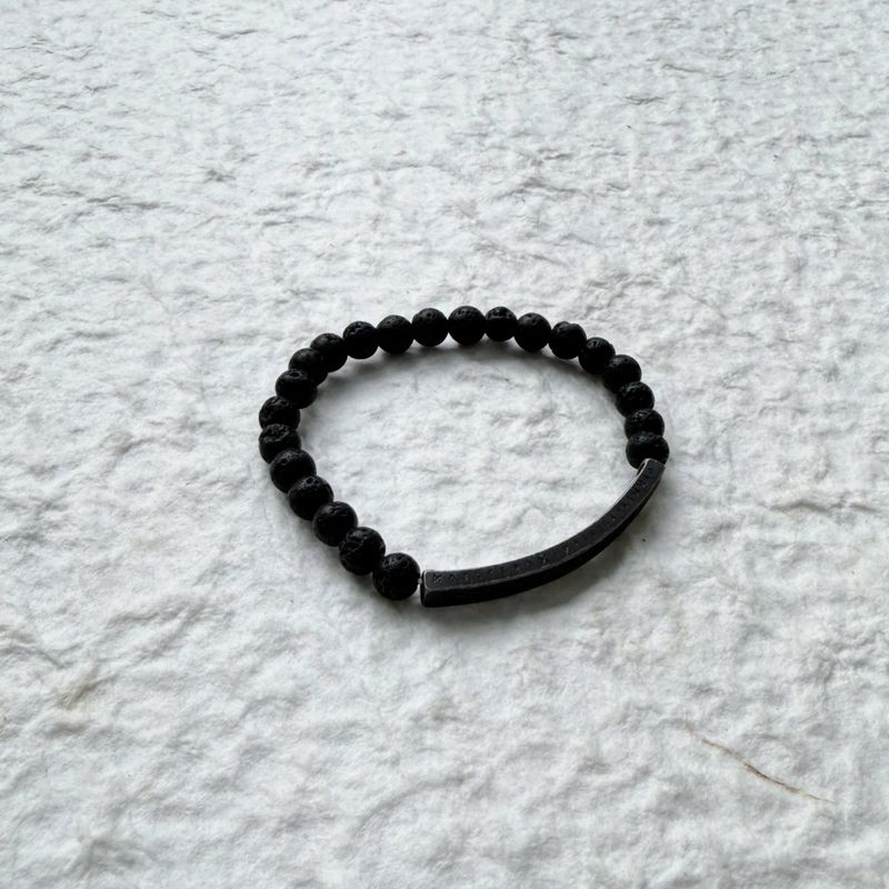Obsidian Rune Bracelet