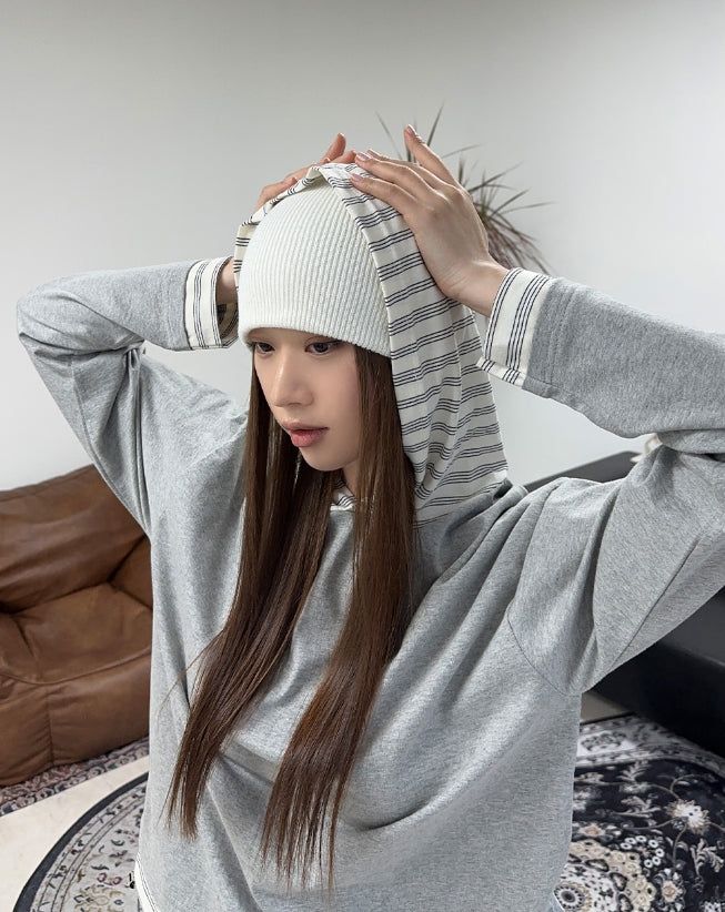 Aaron layered hoodie