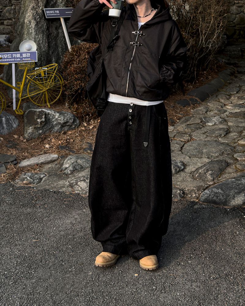 Lexer Fireman Buckle Hooded Jacket