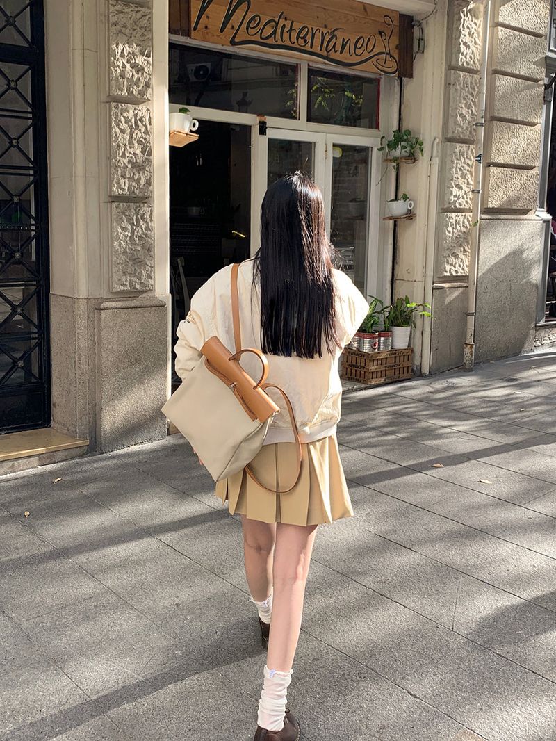 [MADE] Peto Pintuck Mini Skirt
