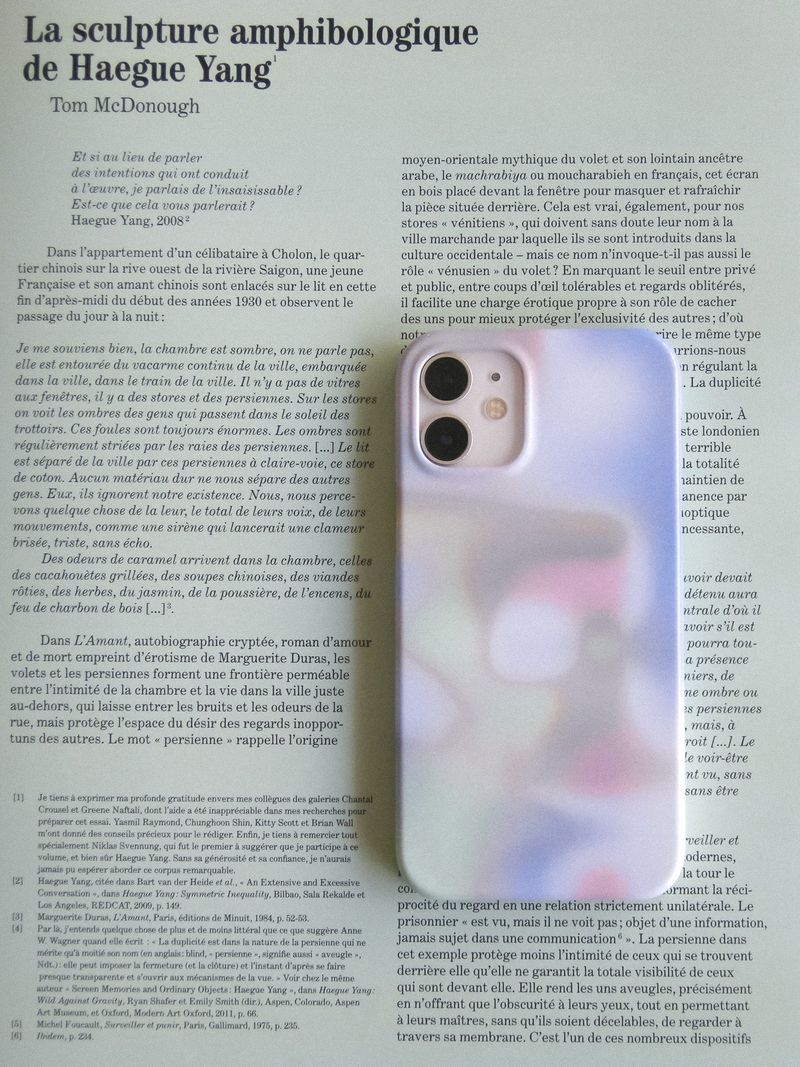 Water Lily-Blue (glossy hard case)