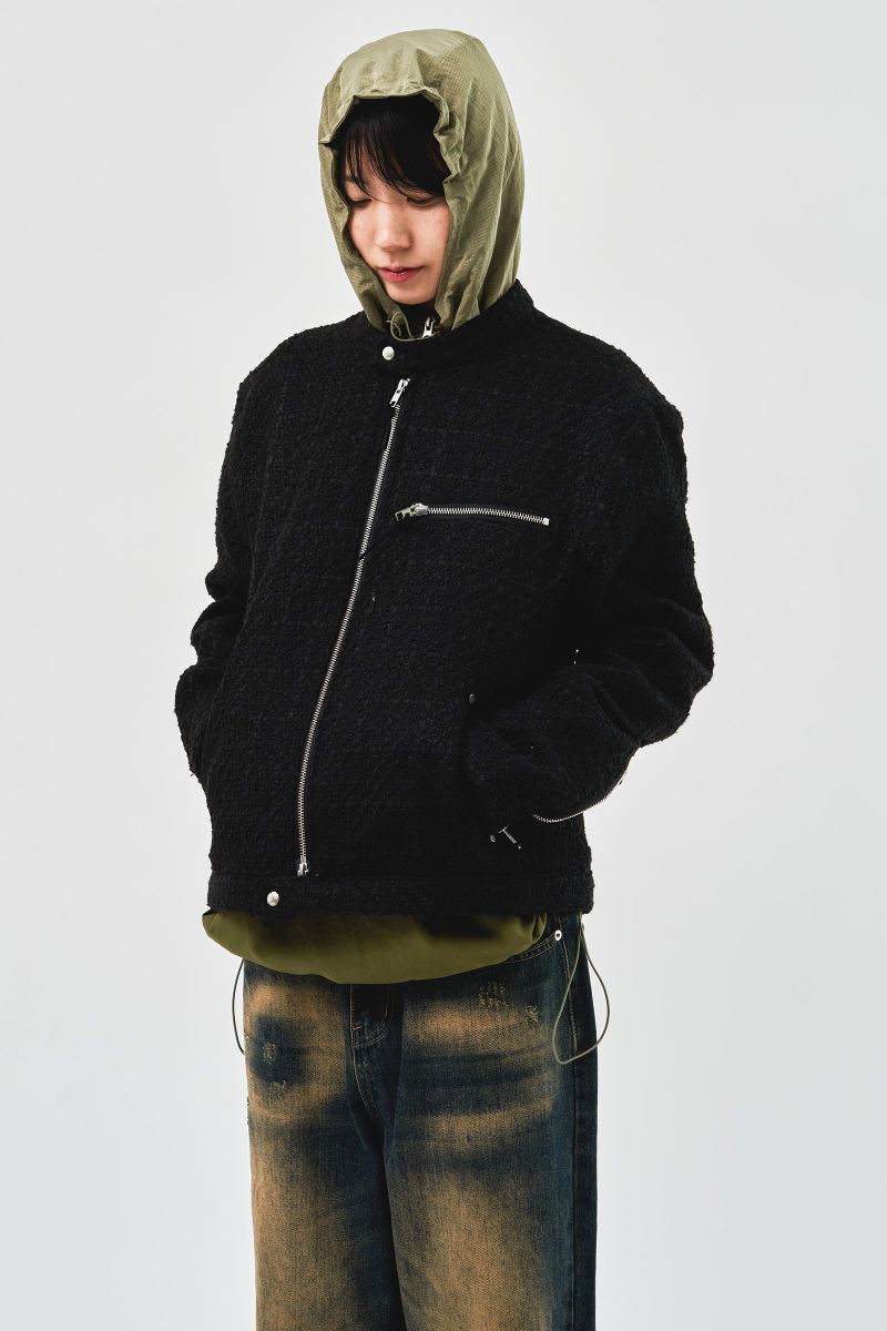 Temple Tweed Biker Jacket
