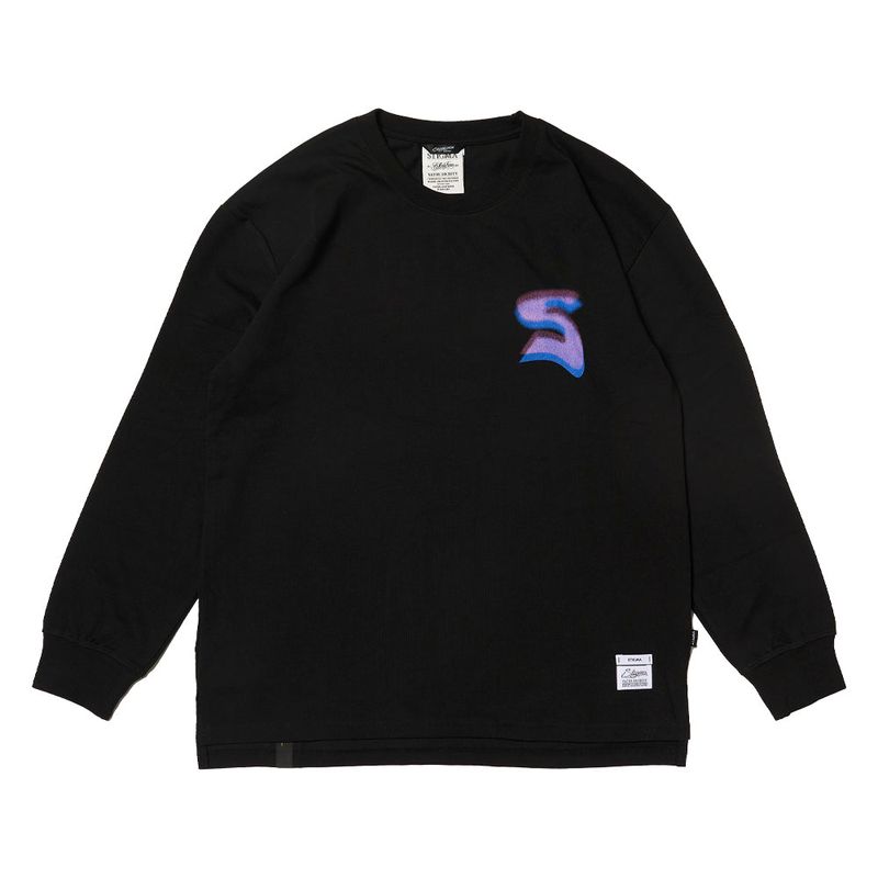 MAGIC OVERSIZED LONG SLEEVES T-SHIRTS BLACK / WHITE