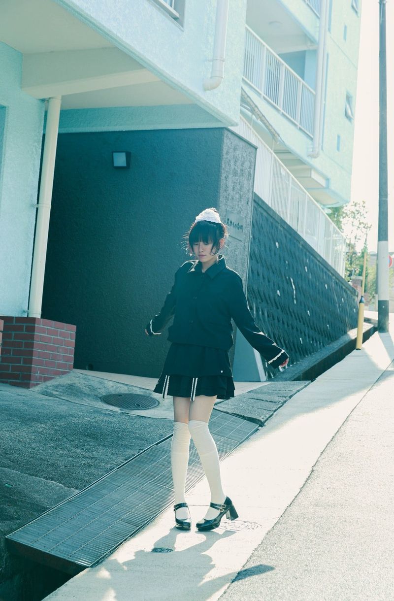 gater tiered skirt(black)