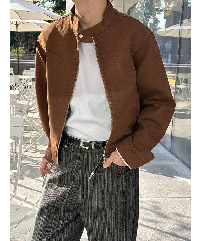 [F/W] Suede standard jacket(2color)