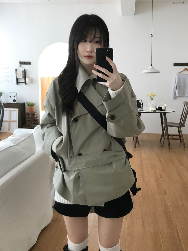 Root Short Trench Jacket (3 colors)