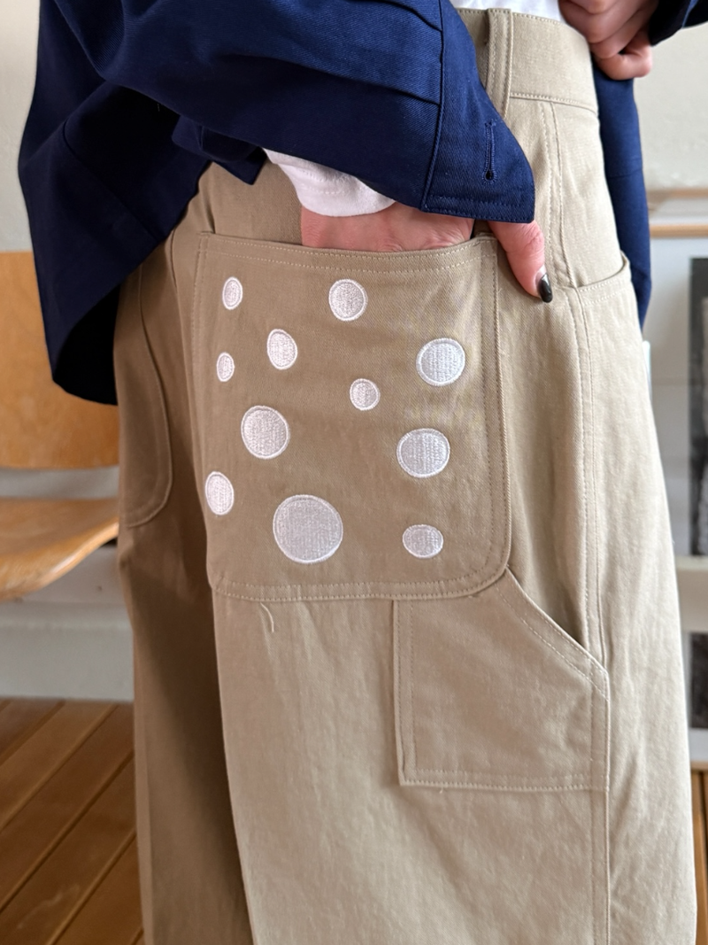dot pocket pants